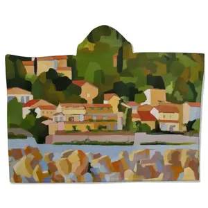 Bather In Sète Kids Hat Blanket