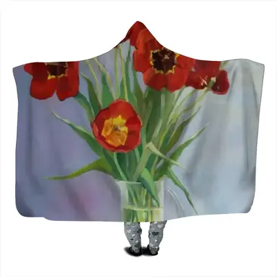 Tulips Kids Hat Blanket