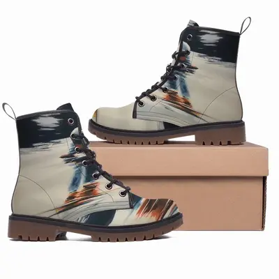 Men The Skier Leather Work Boots