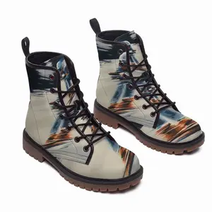 Men The Skier Leather Work Boots