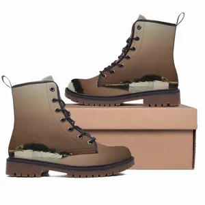 Men Lagoon With One Boat Leather Work Boots