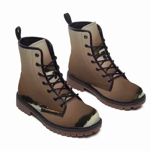 Men Lagoon With One Boat Leather Work Boots