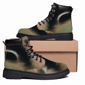 Men Bronze Animal Eye Mid Top Boots