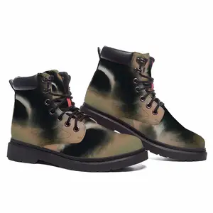 Men Bronze Animal Eye Mid Top Boots