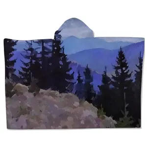 On The Mountain Kids Hat Blanket