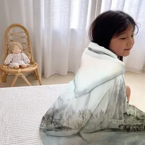 Megacity And Seagull Kids Hat Blanket