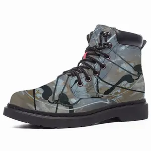 Men Tentacles Mid Top Boots