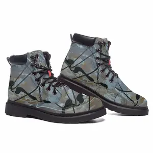 Men Tentacles Mid Top Boots