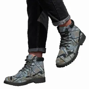 Men Tentacles Mid Top Boots