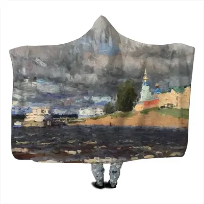 Windy Day On The Volga Kids Hat Blanket