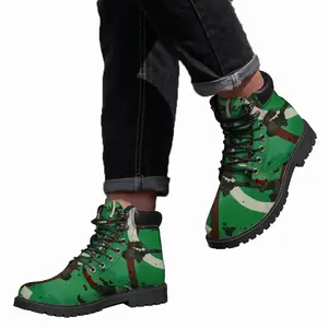 Men Borders And Boundaries Mid Top Boots