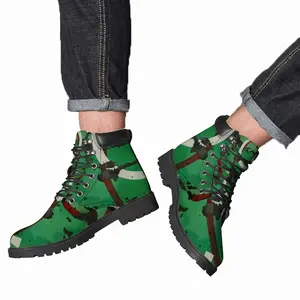 Men Borders And Boundaries Mid Top Boots