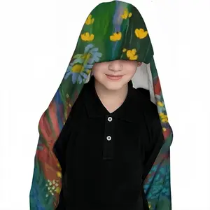 A Bouquet Of Wild Flowers In The Evening Kids Hat Blanket