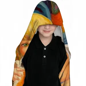 Innocent Kiss Of Angel Kids Hat Blanket