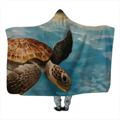 Caribbean Turtle Iii Kids Hat Blanket