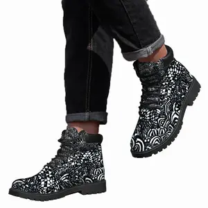 Men Sunflowers Sunflower Sunset Mid Top Boots