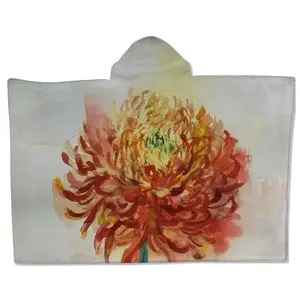 Autumn Flower Kids Hat Blanket