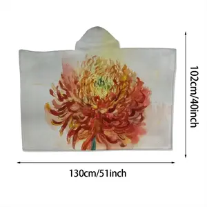 Autumn Flower Kids Hat Blanket