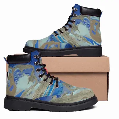 Men Through The Wave Glass Mid Top Boots