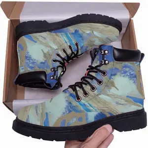 Men Through The Wave Glass Mid Top Boots