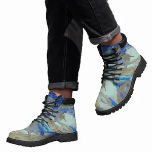 Men Through The Wave Glass Mid Top Boots