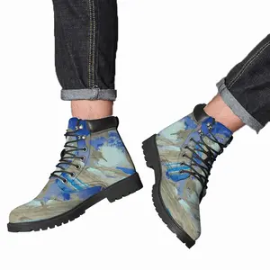 Men Through The Wave Glass Mid Top Boots