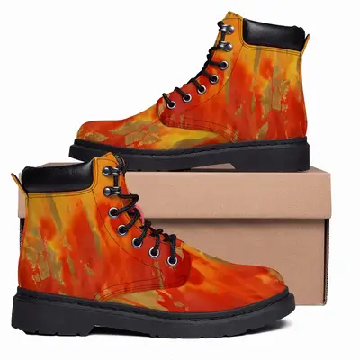 Men Forest Fire Mid Top Boots