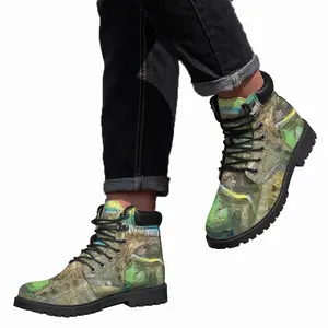 Men Peace Mid Top Boots