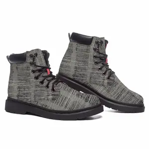 Men Shades Of Grey Mid Top Boots