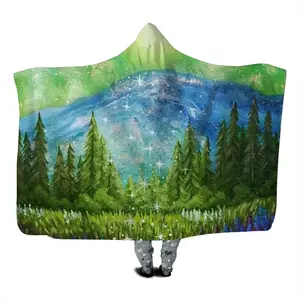 Mysterious Full Moon Kids Hat Blanket