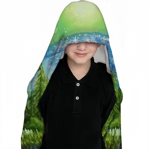 Mysterious Full Moon Kids Hat Blanket