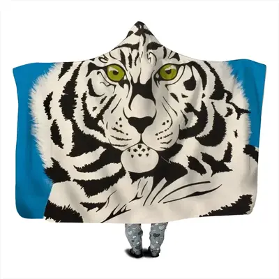 Albino - White Tiger Animals Interior Decor Gift Kids Hat Blanket