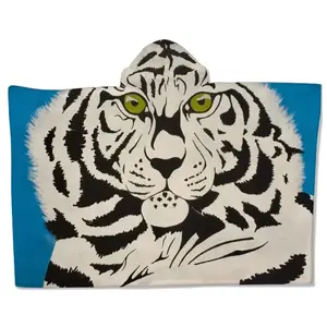 Albino - White Tiger Animals Interior Decor Gift Kids Hat Blanket