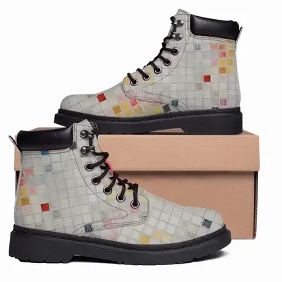 Men Grid 3 (Pastel) Mid Top Boots