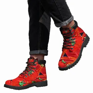 Men Tomatoes Mid Top Boots