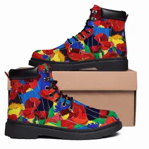 Men Poppies Mid Top Boots