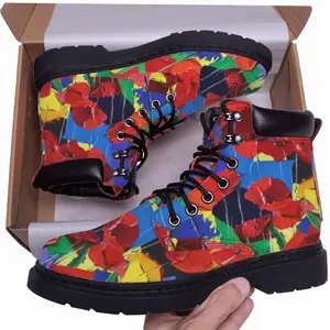 Men Poppies Mid Top Boots