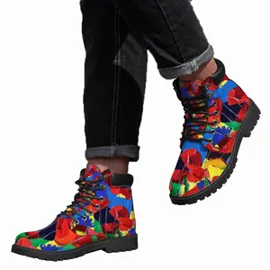 Men Poppies Mid Top Boots