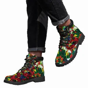 Men The Lovely Garden Mid Top Boots