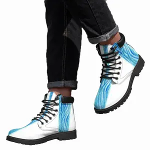 Men Blau Empor Blue Up Mid Top Boots