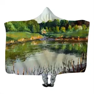 Shallow Pond Landscape Kids Hat Blanket