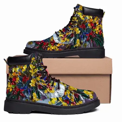 Men The Pleasure Of Flowers K Mid Top Boots