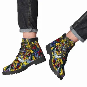 Men The Pleasure Of Flowers K Mid Top Boots