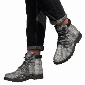 Men Untitled (Lines) Mid Top Boots