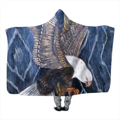 Eagle Scratch Kids Hat Blanket