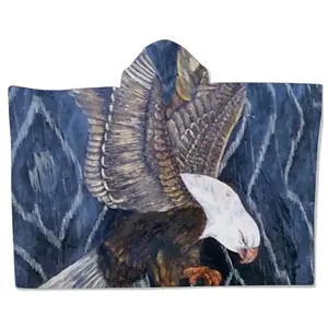 Eagle Scratch Kids Hat Blanket