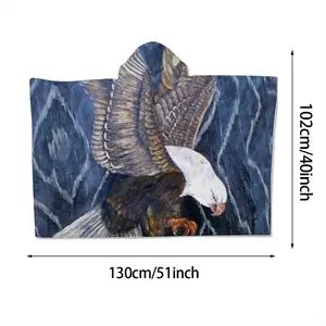 Eagle Scratch Kids Hat Blanket