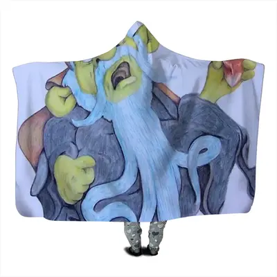 Baby Blue Beard Wizard Kids Hat Blanket