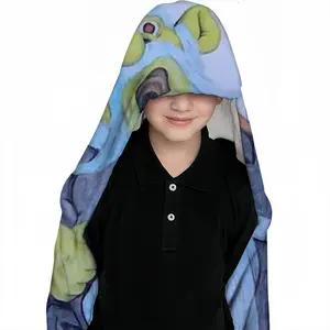 Baby Blue Beard Wizard Kids Hat Blanket