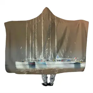 Sailboats In Ocre Kids Hat Blanket